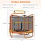 5 Feet Kids 3-in-1 Game Trampoline with Enclosure Net Spring Pad